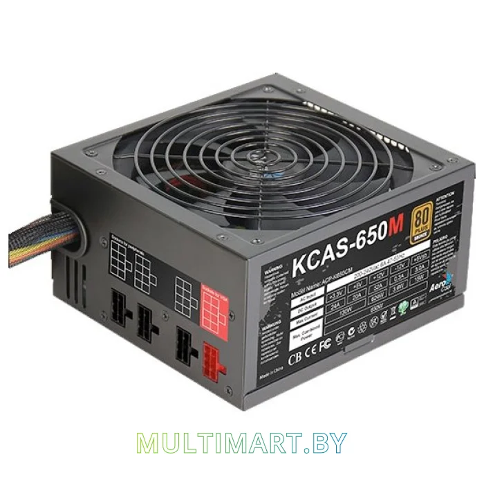 Блок питания AeroCool KCAS-650M 650W
